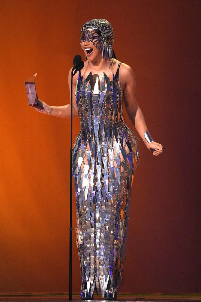 Cardi B Wore Paco Rabanne To The 2023 Grammy AwardsCardi B Wore Paco ...