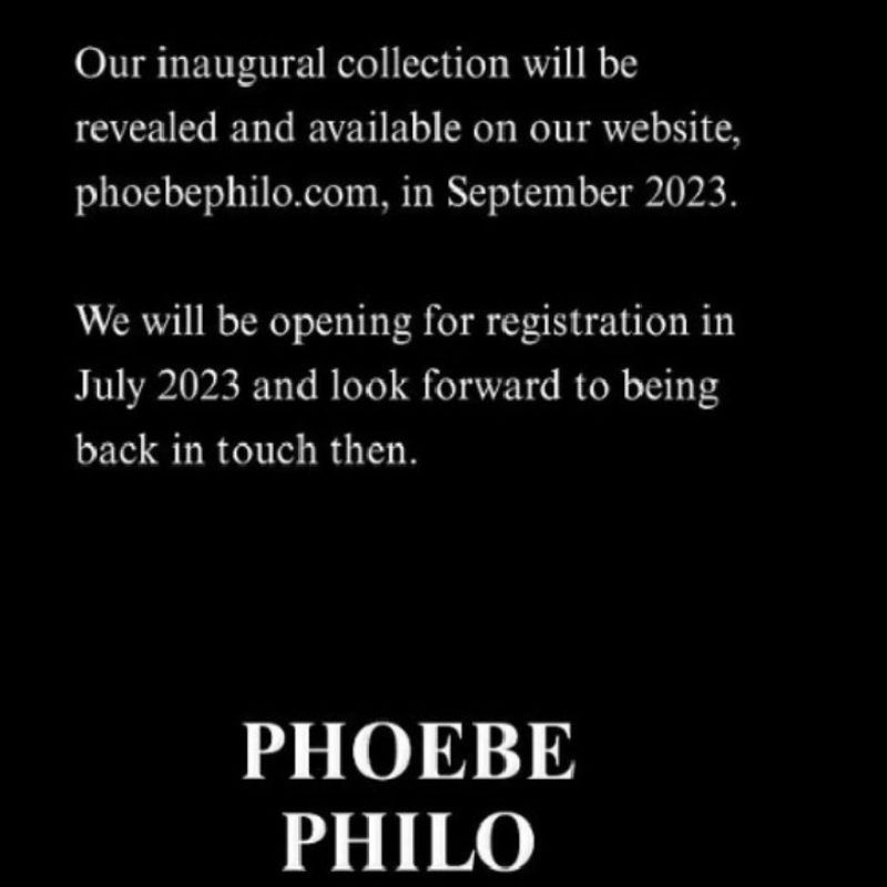 Pheobe Philo new collection