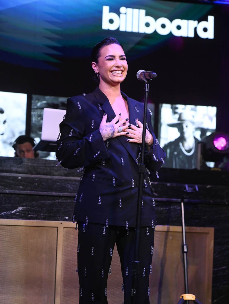 Demi Lovato, Billboard NMPA Grammy Week, Performance, Heels
