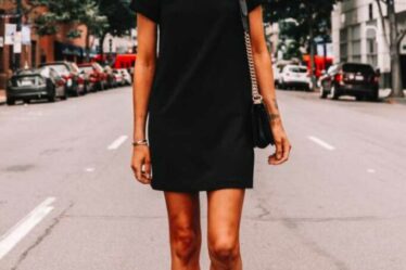 How To Style A Black Cotton Shift Dress For Spring & Summer