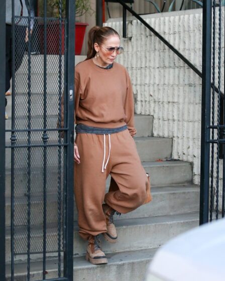 Jennifer Lopez is seen on Feb. 16, 2023 in Los Angeles.