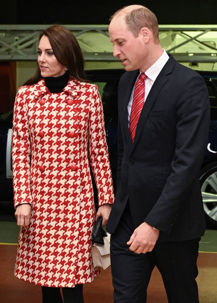 Kate Middleton, Prince William, Wales vs. England Match, Catherine Walker Coat