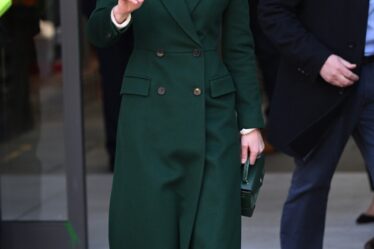 Catherine, Princess of Wales during a visit to Kirkgate Market on Jan. 31, 2023 in Leeds, England.