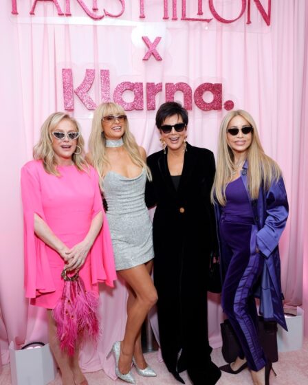 LOS ANGELES, CALIFORNIA - FEBRUARY 23: (L-R) Kathy Hilton, Paris Hilton, Kris Jenner and Faye Resnick attend the Klarna & Paris Hilton House of Y2K Launch Party on February 23, 2023 in Los Angeles, California. (Photo by Stefanie Keenan/Getty Images for Klarna)