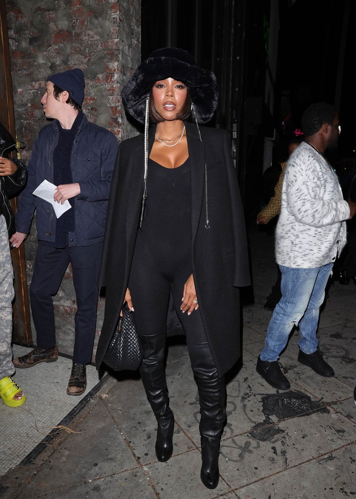 Kelly Rowland, Christian Louboutin, Thigh-High Boots, Los Angeles