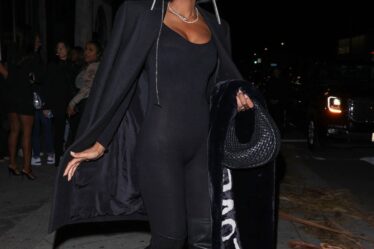 Kelly Rowland, Christian Louboutin, Thigh-High Boots, Los Angeles