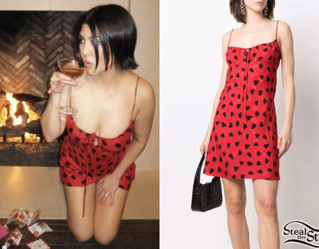 Kourtney Kardashian: Red Dresses