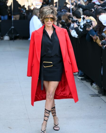 Lisa Rinna, Michael Kors Runway Show, New York Fashion Week, Sandals