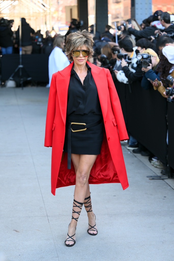 Lisa Rinna, Michael Kors Runway Show, New York Fashion Week, Sandals