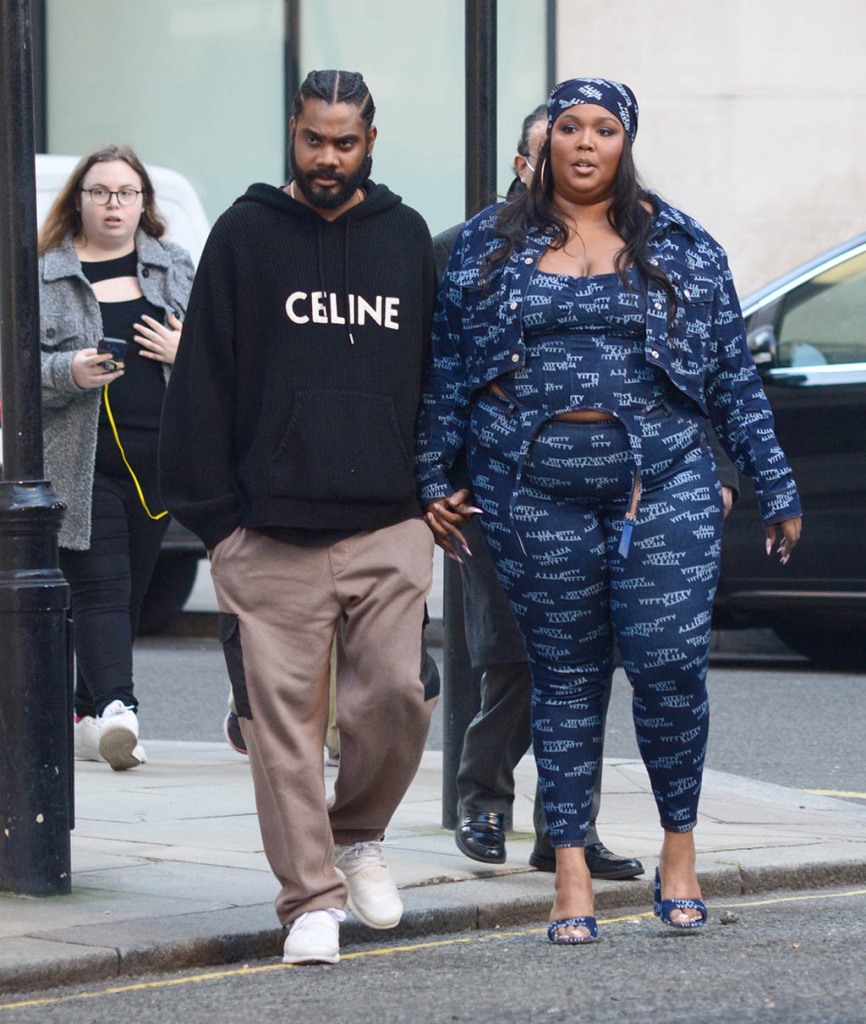 Lizzo, Myke Wright, Mules, Sneakers, Celebrity Couple Style