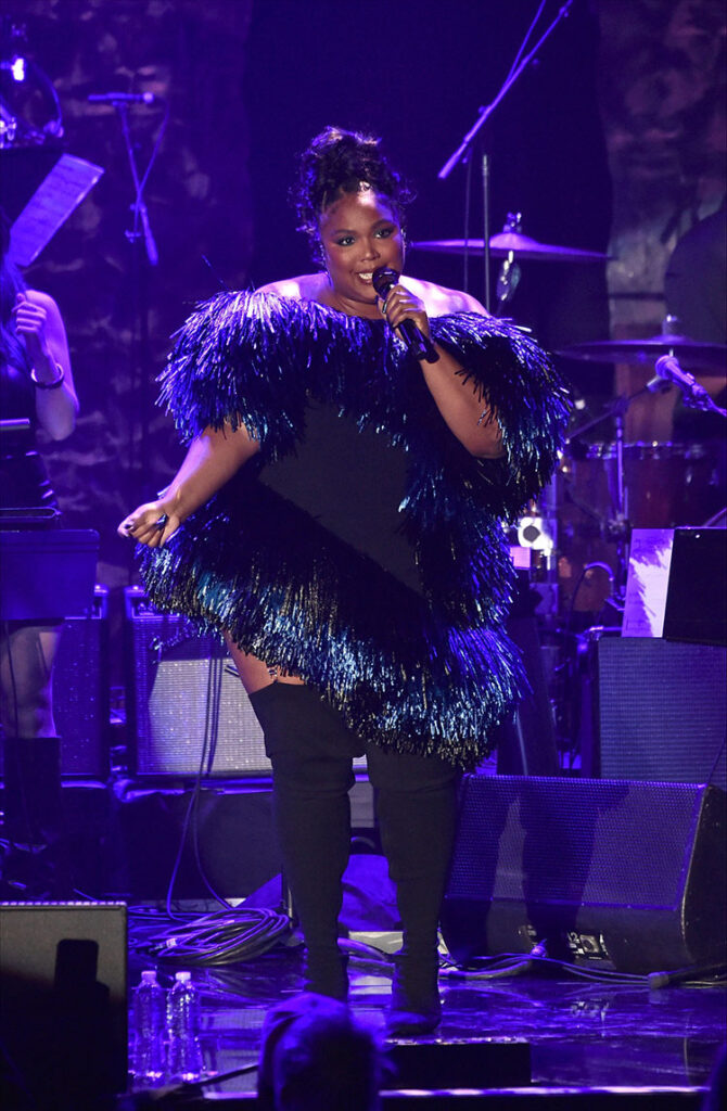Lizzo Wore Alexander McQueen To The Pre-Grammy Gala