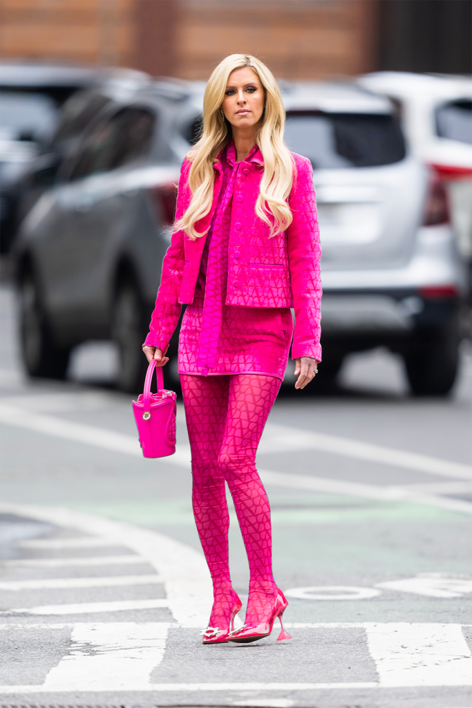 Nicky Hilton out in New York on Feb. 21st, 2023.