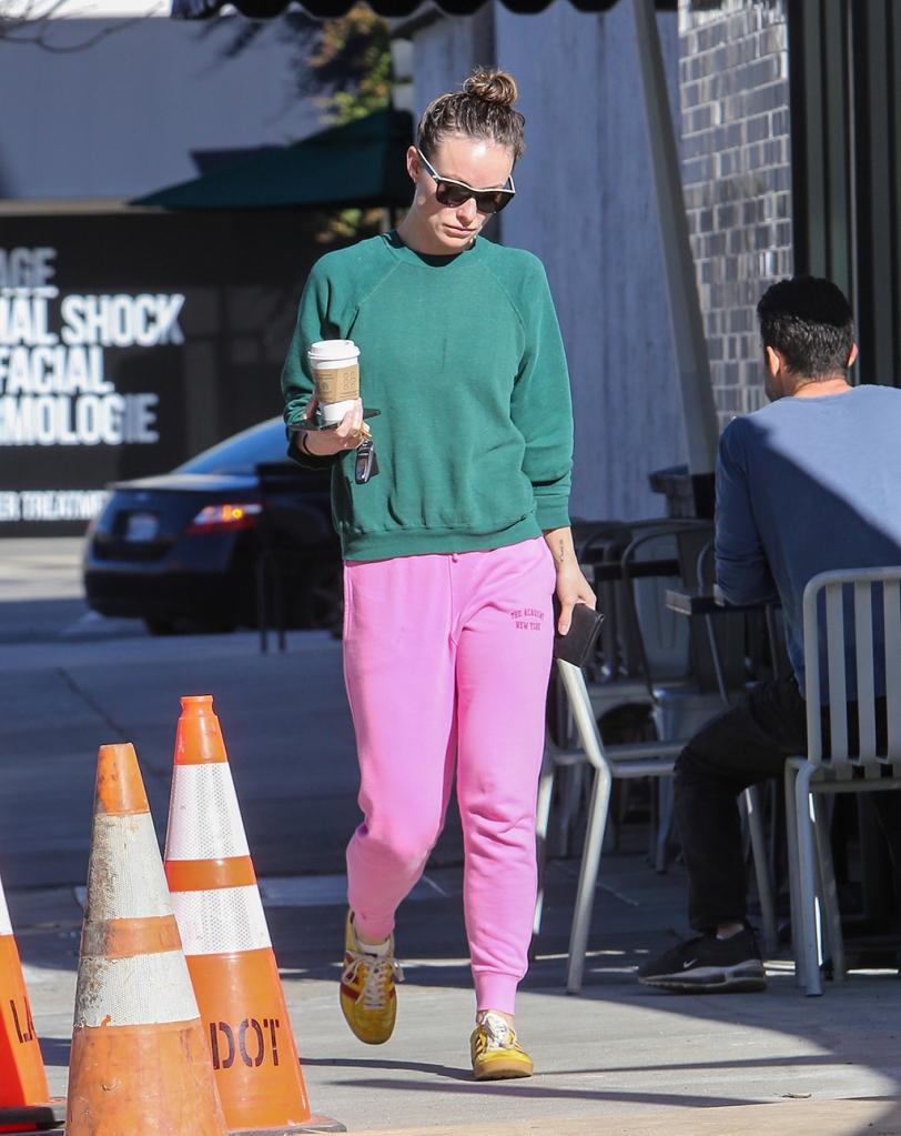 Olivia Wilde is seen on Feb. 01, 2023 in Los Angeles.