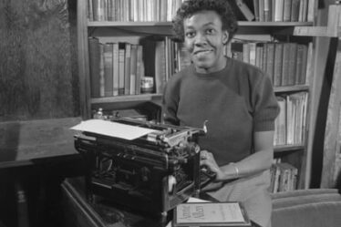 Gwendolyn Brooks at home in Chicago in 1950.