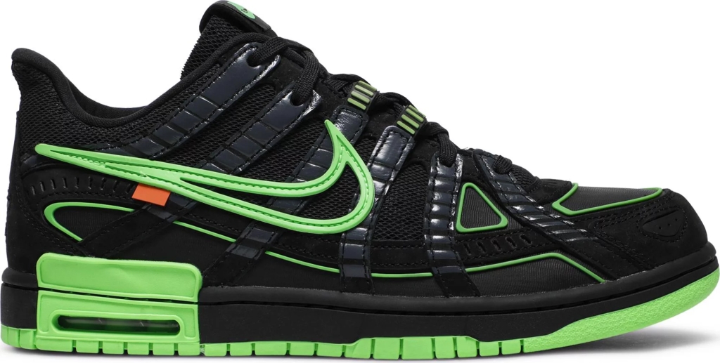 Off-White x Air Rubber Dunk in 'Green Strike'