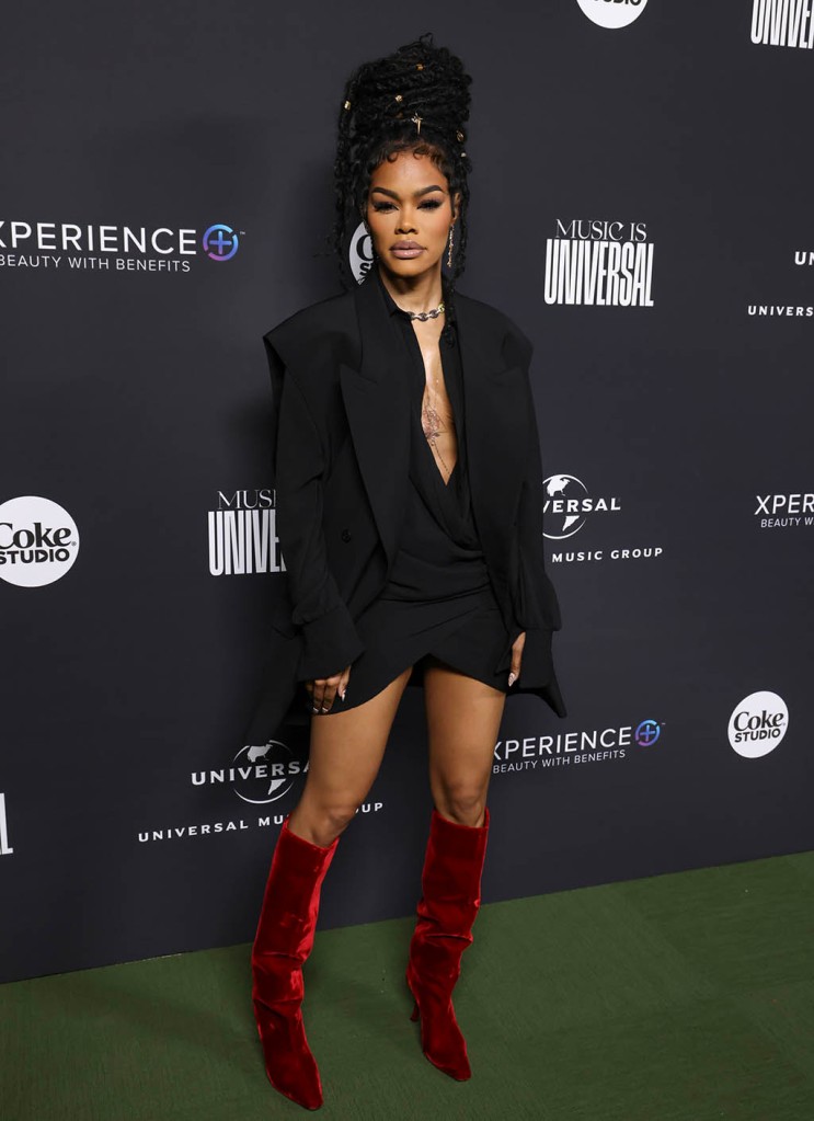Teyana Taylor, Knee-High Boots, Universal Music Group, Grammys After-Party
