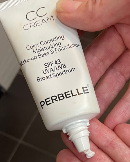 Close up view of Perebelle CC cream.