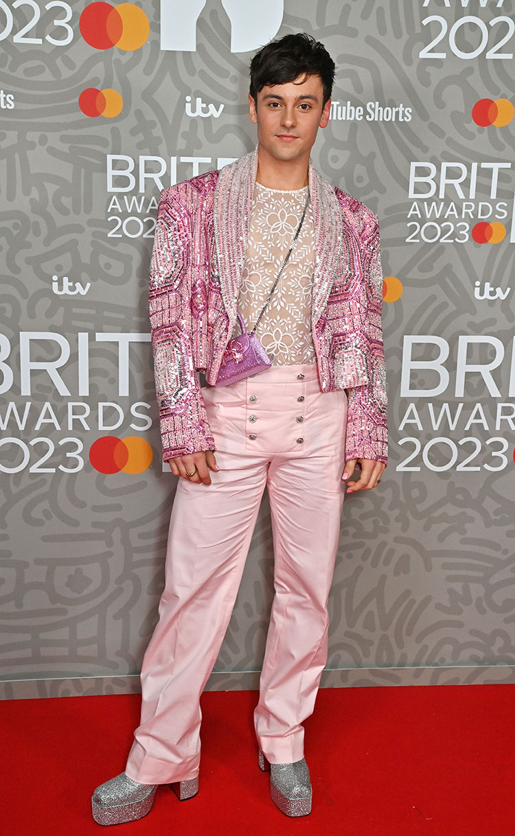 Tom Daley Wore Georges Hobeika To The BRIT Awards 2023