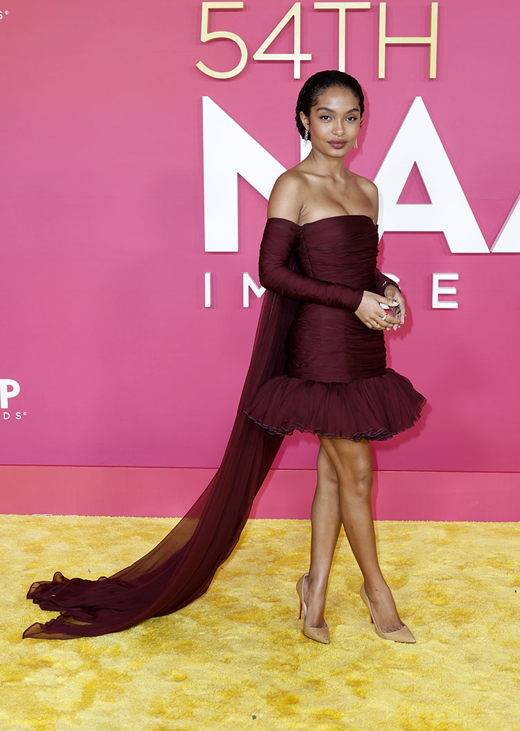 Yara Shahidi Wore Giambattista Valli Haute Couture To The 2023 NAACP Image Awards
