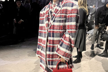 Zazie Beetz Makes Contact With Aliens at Thom Browne FW23