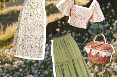 Cottagecore outfits in bloomcore aesthetic