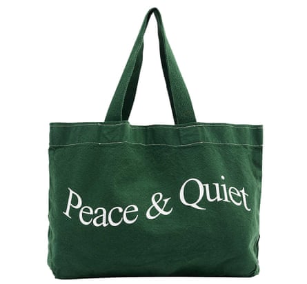 Green canvas, £60 by Museum of Peace and Quiet from selfridges.com