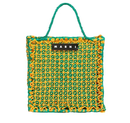 Crochet tote, £29.30 for 4 days rental, by Marni from hurrcollective.com
