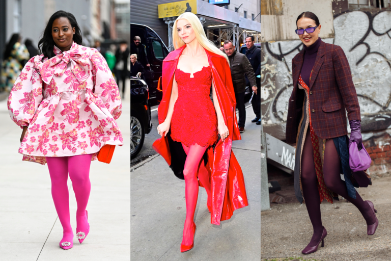 Everyones Wearing Colored Tights—heres How To Style The Trend Fashnfly