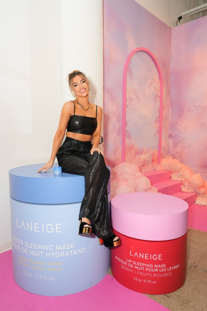 Chrishell Stause celebrates Laneige and Innisfree's "Seoul To Socal Pop-Up" opening at ROW DTLA on March 02, 2023 in Los Angeles.