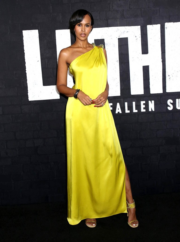 Sabrina Elba, Luther: The Fallen Sun Premiere, Red Carpet, Strappy Sandals 
