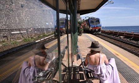 Manarola station in the Cinque Terre national park, near La Spezia.