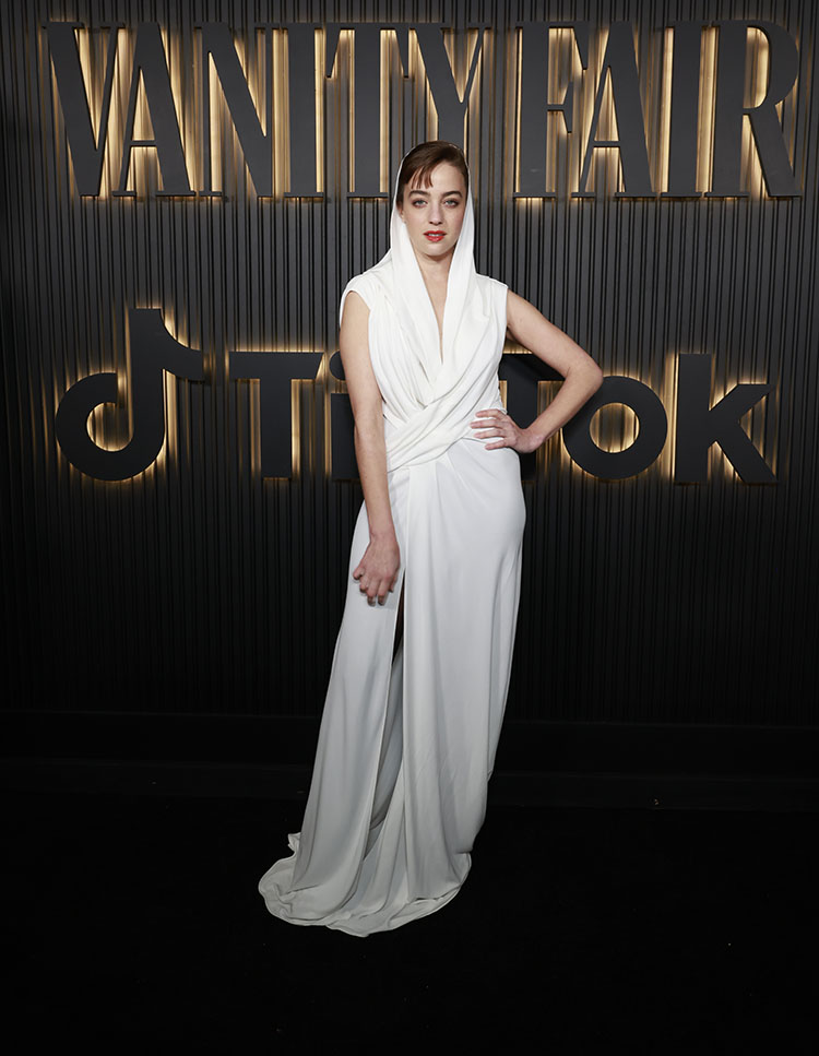Beatrice Grannò attends Vanity Fair And TikTok Celebrate Vanities: A Night For Young Hollywood 