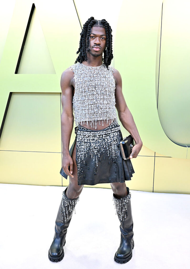 Lil Nas X attends the Versace Fall 2023