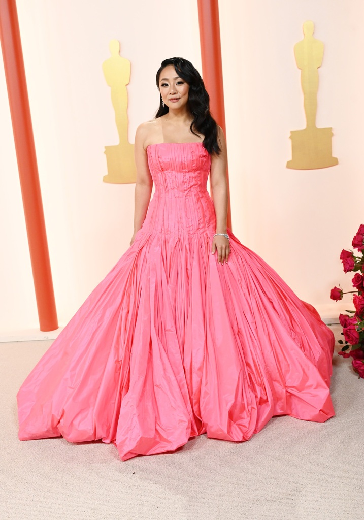 Stephanie Hsu at the 95th annual Academy Awards on March 12, 2023 in Los Angeles.