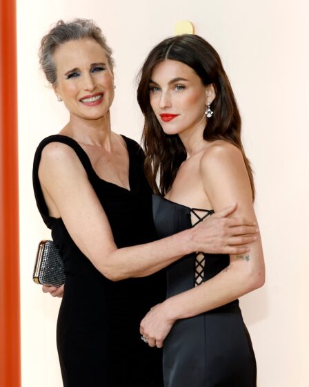 Andie MacDowell and Rainey Qualley.