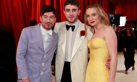 Barry Keoghan, Paul Mescal and Kerry Condon at the Oscars.
