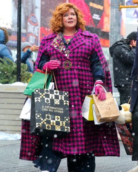 Melissa McCarthy is seen at the film set of the