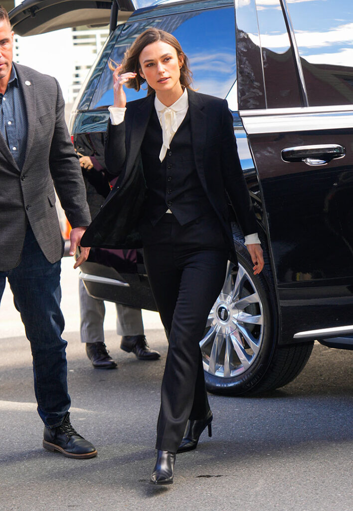 Keira Knightley Wore Celine CBS Studios