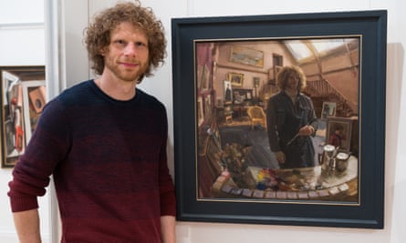 Ewan McClure, artist in residence at Broughton House and Gardens
