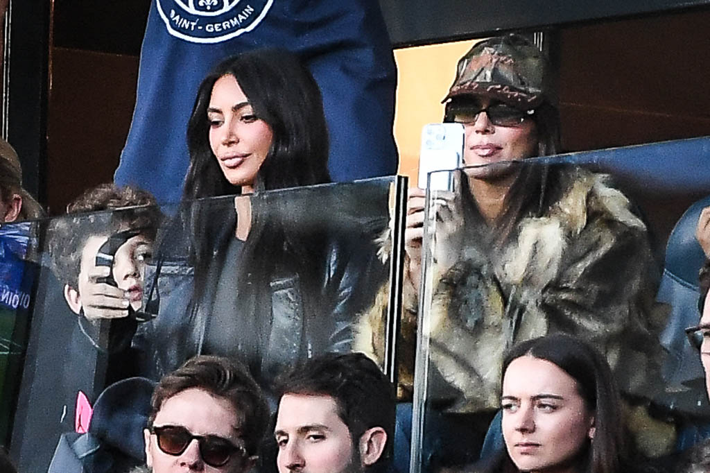 Kim Kardashian, Kendall Jenner, French Ligue 1 Match, Paris, Celebrity Style 
