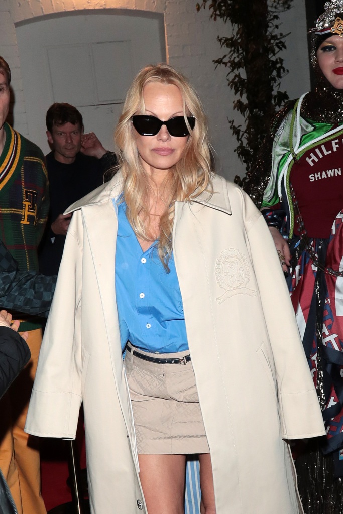 Pamela Anderson seen leaving the Tommy x Shawn: The 
