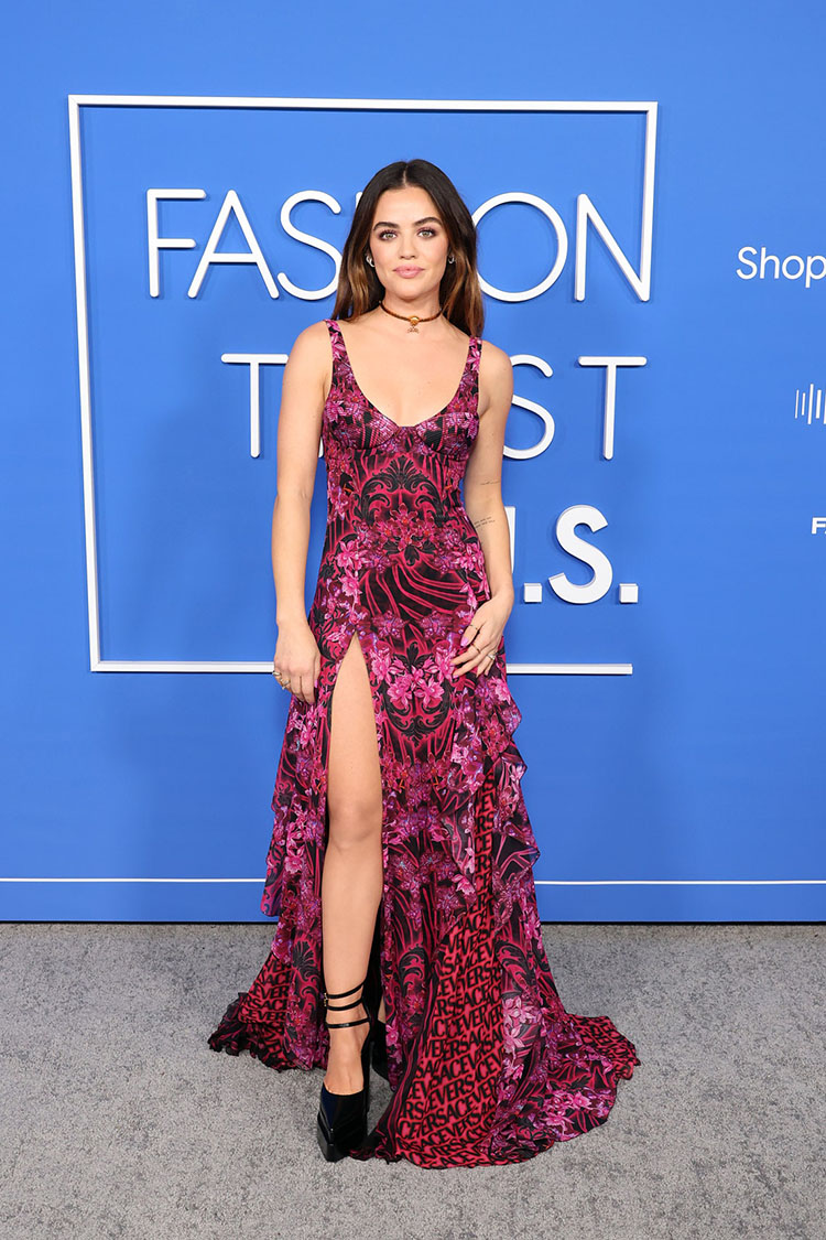 Lucy Hale
Versace Spring 2023
2023 Fashion Trust US Awards