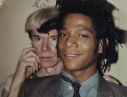 Andy Warhol Self-Portrait with Jean-Michel Basquiat, 1982.