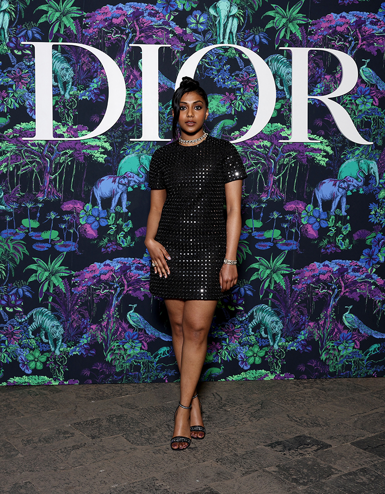 Charithra Chandran attends the Christian Dior Womenswear Fall 2023 show