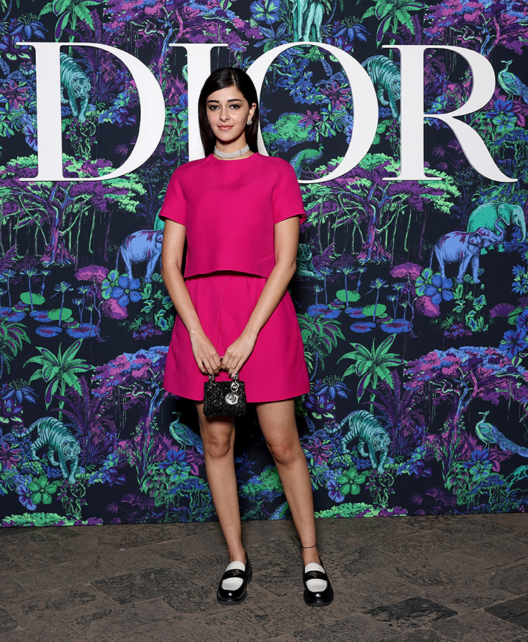 Ananya Panday attends the Christian Dior Womenswear Fall 2023 show
