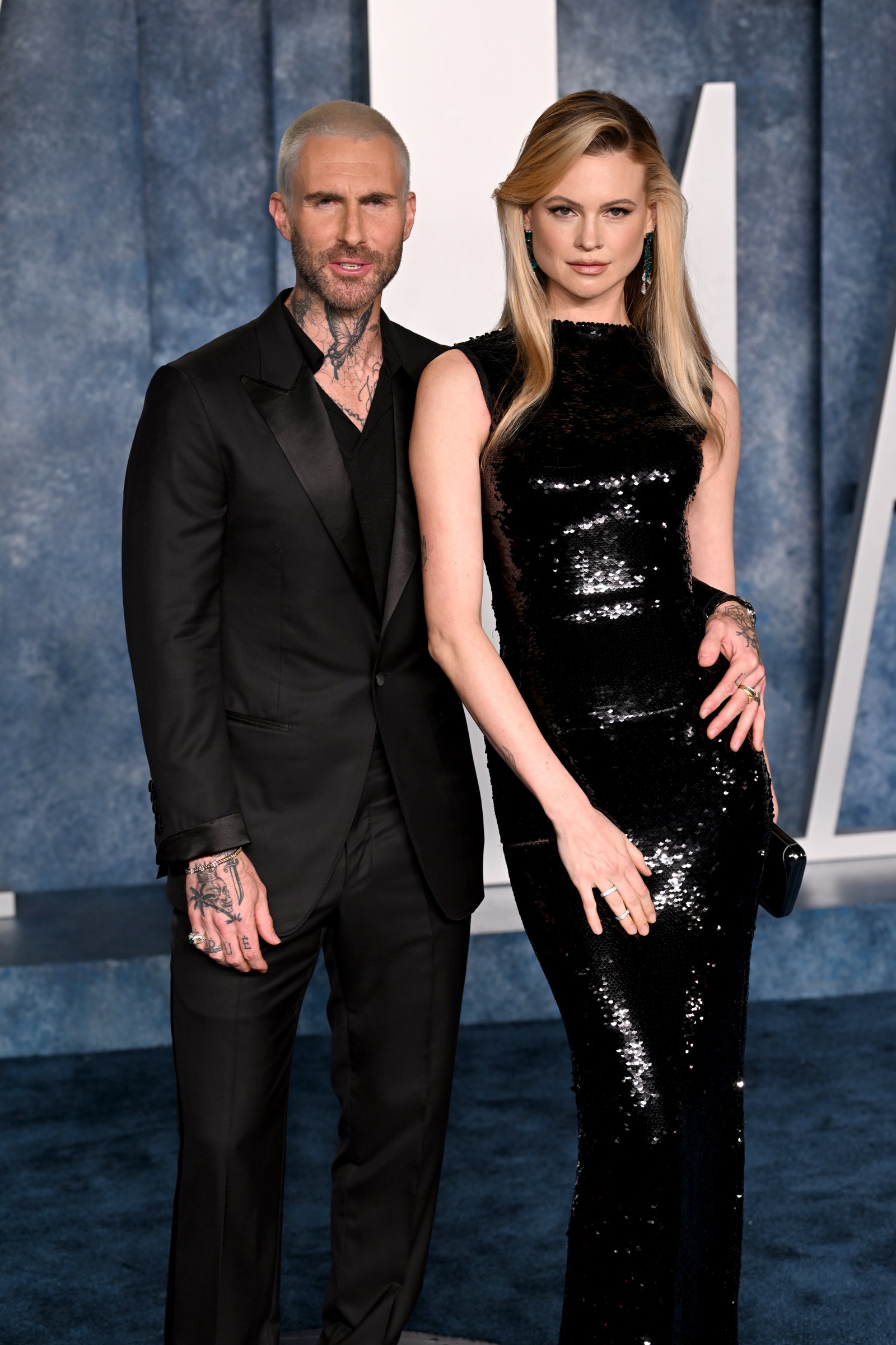 Adam Levine and Behati Prinsloo Made Their First Public Appearance ...