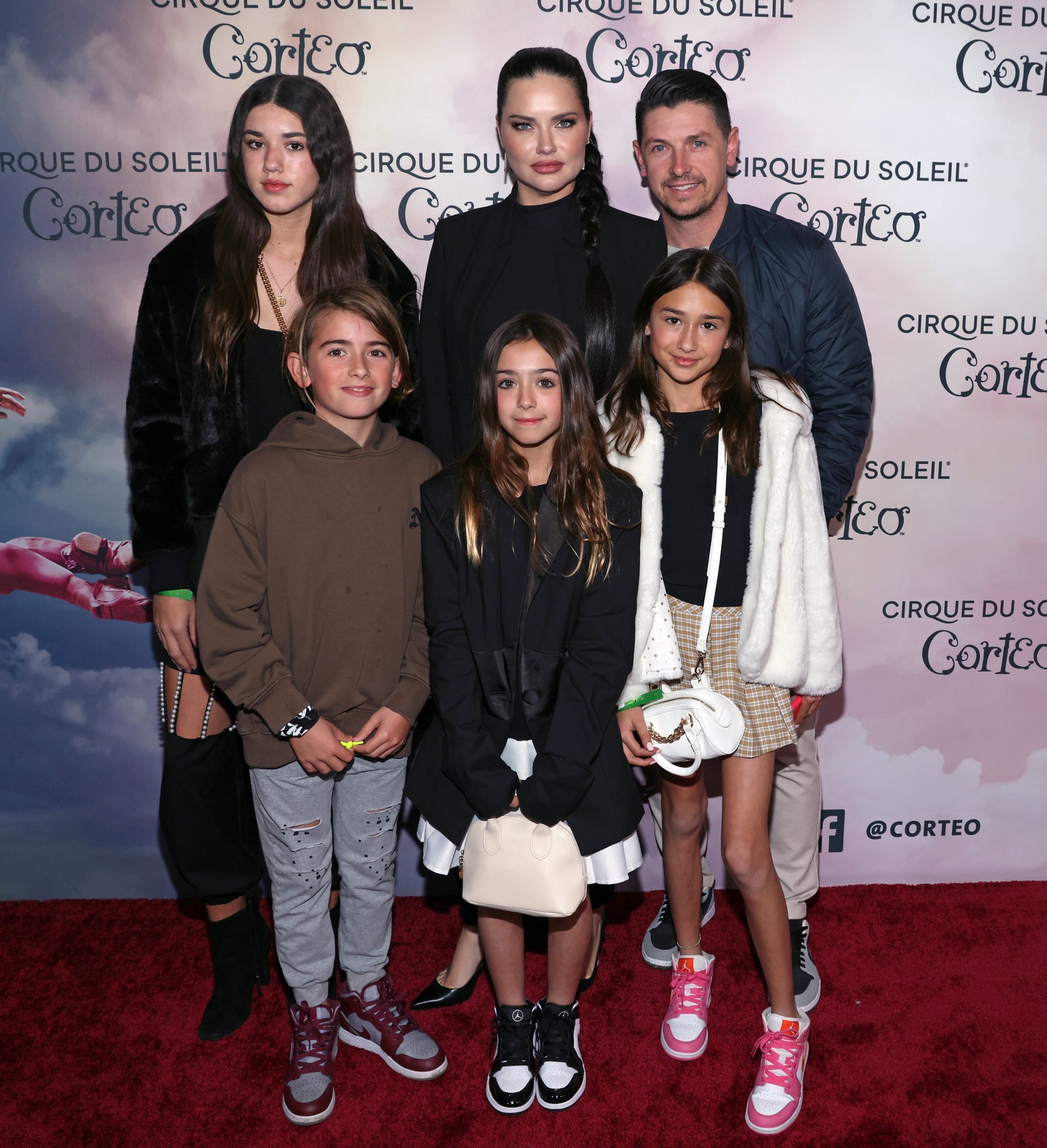 Adriana Lima Made a Rare RedCarpet Appearance With Daughters Valentina