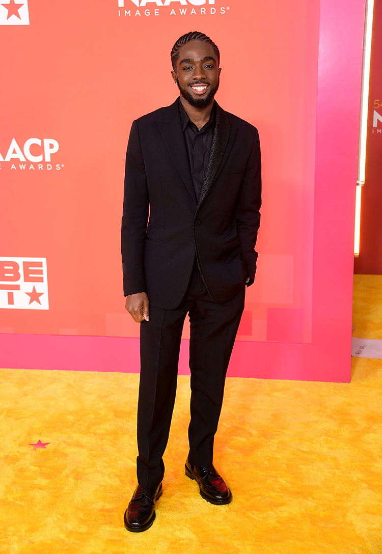 Caleb McLaughlin Wore Dior Men To The NAACP Image Awards