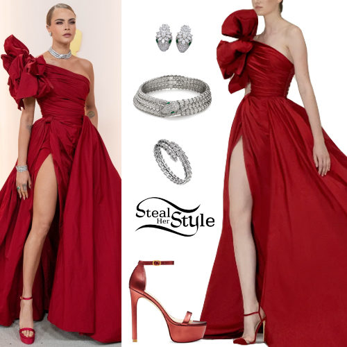 Cara DeLevingne: 2023 Oscars Outfit