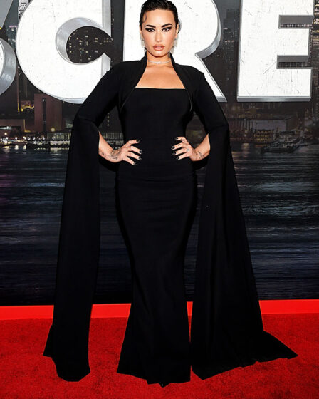 Demi Lovato Wore Chiara Boni La Petite Robe To The 'Scream VI' New York Premiere